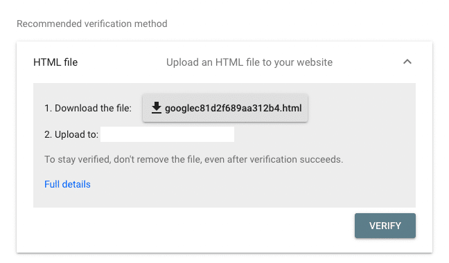 What is Google Search Console? And how to use it for SEO 2 Upload HTML file to website