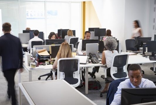 Understanding The Small Business Landscape in Melbourne 4 A group of people working in an office